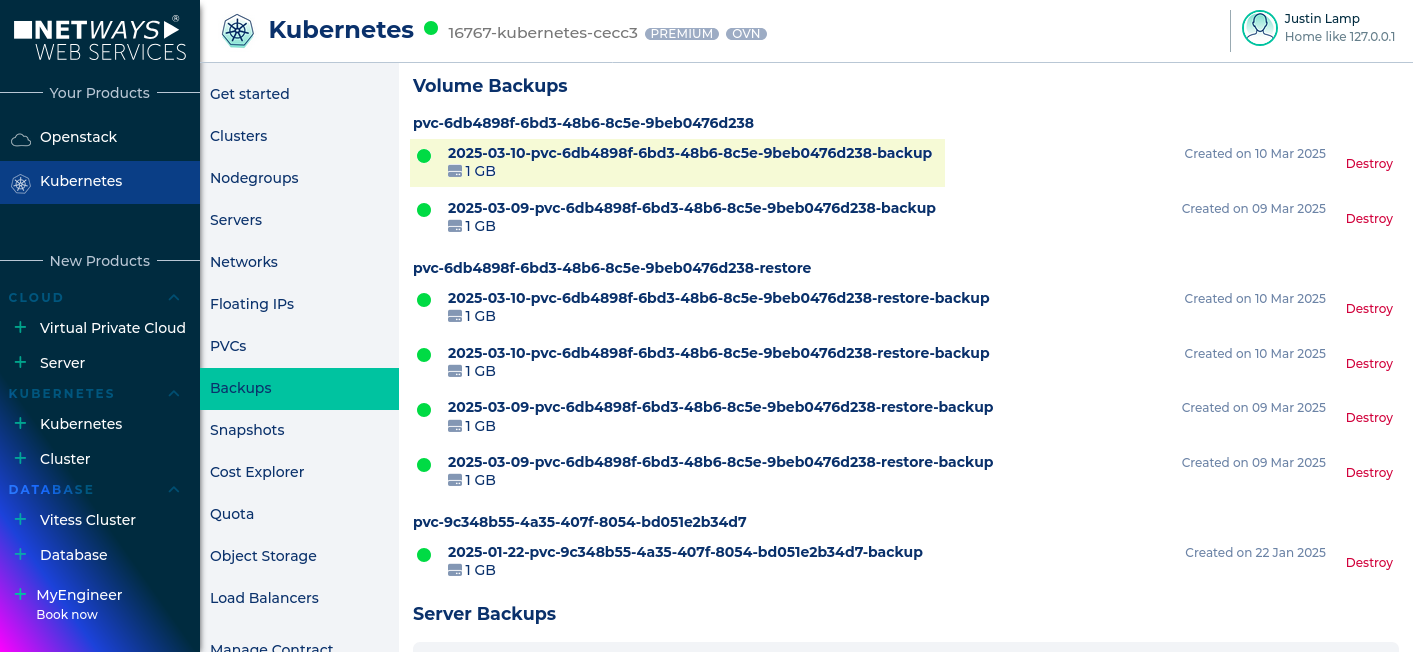backup-view