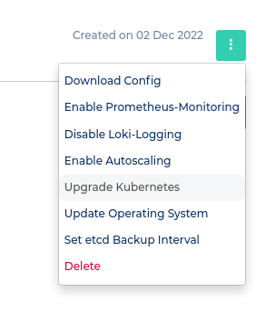 Kubernetes Upgrade